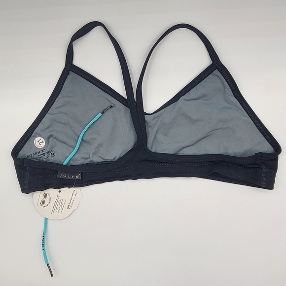 NWT Jolyn Uniform 2 Bikini Top, Black, Size Medium - Picture 4 of 5